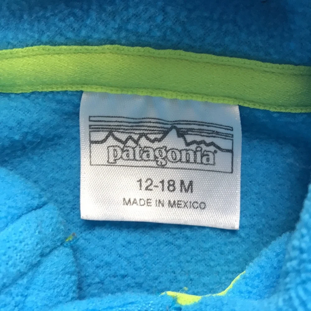 *Patagonia Micro Fleece Bunting (size 12-18m)